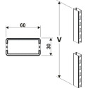 stojina 60x30mm/2000mm