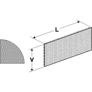 Zadní panel děrovaný S 1330/400mm