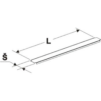 Krycí lišta gondoly (stojina 60x30mm)1330mm