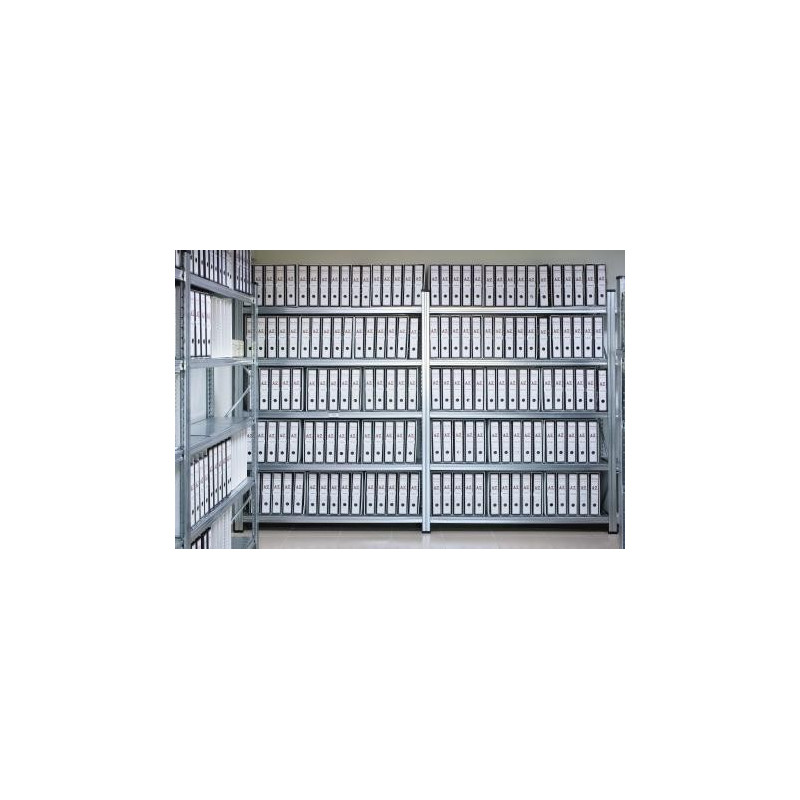 Regál Archivní SUPER123 2500x1050x320mm 7 polic základní modul Regál Archivní SUPER123 2500x1050x320mm 7 polic základní modul