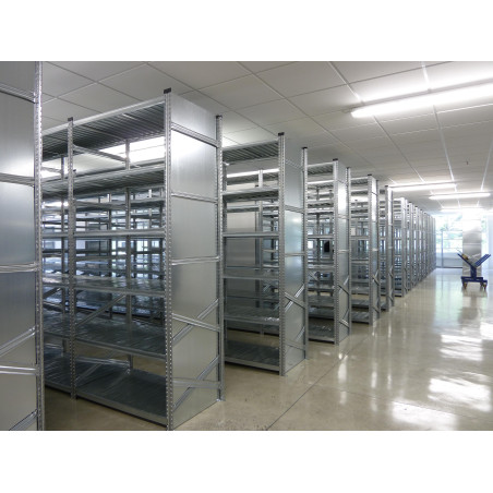 Regál archivní SUPER123 3028x1650x320mm 8 polic základní modul Regál archivní SUPER123 3028x1650x320mm 8 polic základní modul