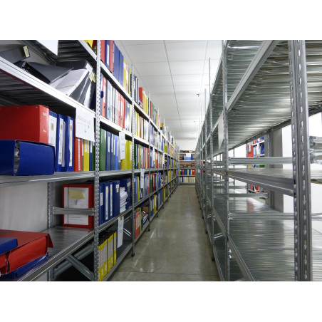 Regál archivní SUPER123 3028x1650x320mm 8 polic základní modul Regál archivní SUPER123 3028x1650x320mm 8 polic základní modul