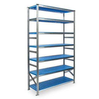 Regál SUPER 0 1576x1200x400mm 3 police základní modul
