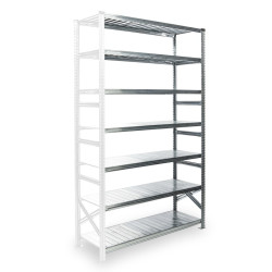 Regál SUPER 2500x1650x320mm 6 polic přídavný modul