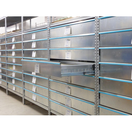 Regál SUPER123 2500x1350x400mm 5 polic přídavný modul Regál SUPER123 2500x1350x400mm 5 polic přídavný modul