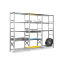 Regál SUPER 1576x600x320mm 5 polic základní modul