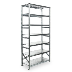 Regál SUPER123 2500x900x500mm 4 police základní modul