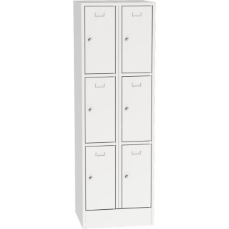 Kovová šatní skříň s...