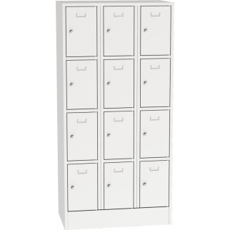 Kovová šatní skříň s...