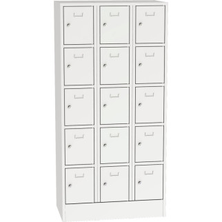 Kovová šatní skříň s...