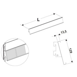 Lišta CD 1000mm