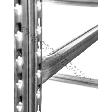 PNEU regál v. 3424x900x400mm 5 polic přídavný modul PNEU regál v. 3424x900x400mm 5 polic přídavný modul