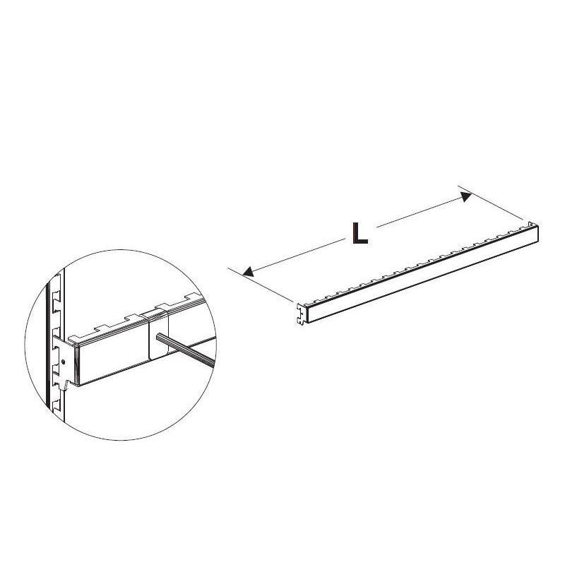 Nosník závěsných ramen 1250mm