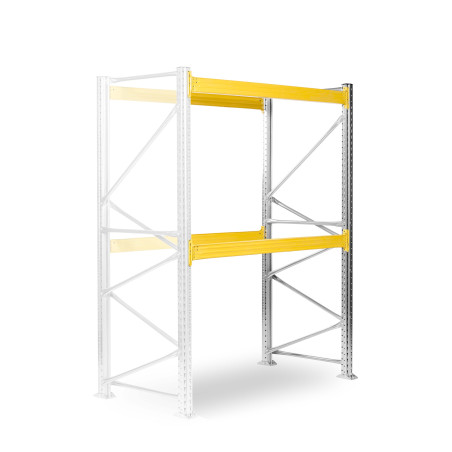 Paletový regál SUPERBO 2500x1800x1000mm,2 úrovně,nosnost 1950kg/úroveň,přídavný modul
