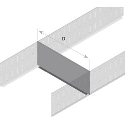 Dělítko přihrádky rovné 320 x 200 mm