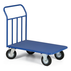 Plošinový vozík s plechovou...