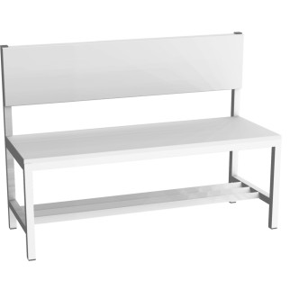 Šatnová lavice s opěradlem