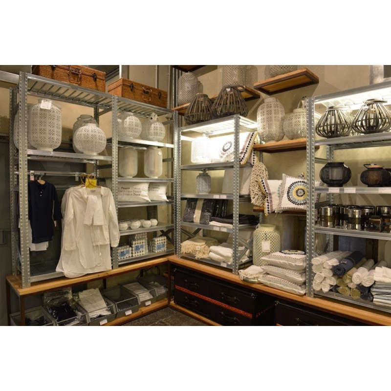 2. JAKOST Regál SUPER 1972x900x320mm 5 polic základní modul