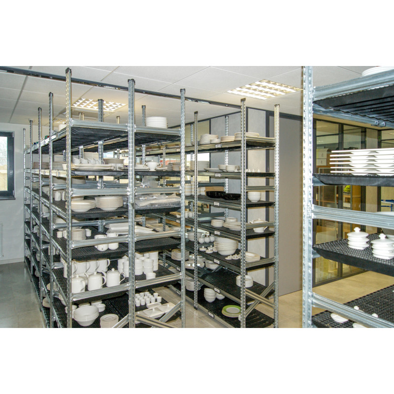 2. JAKOST Regál SUPER 1972x900x320mm 5 polic základní modul