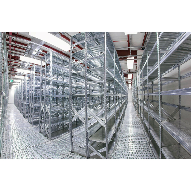 2. JAKOST Regál SUPER 1972x900x320mm 5 polic základní modul