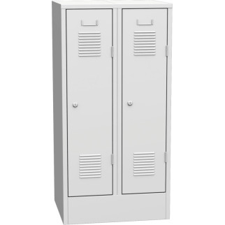 Nízká kovová šatní skříň na...