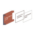 Magnetická etiketa 40 x 75 mm
