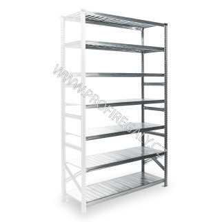 Regál SUPER 1576x1500x800mm 5 polic přídavný modul